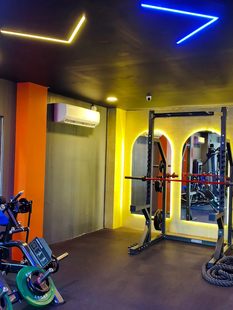 Power Squat Rack and Training Section
